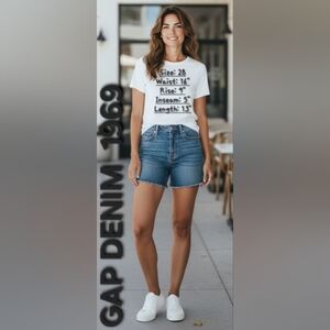 GAP Denim 5" Dark Indigo Shorts